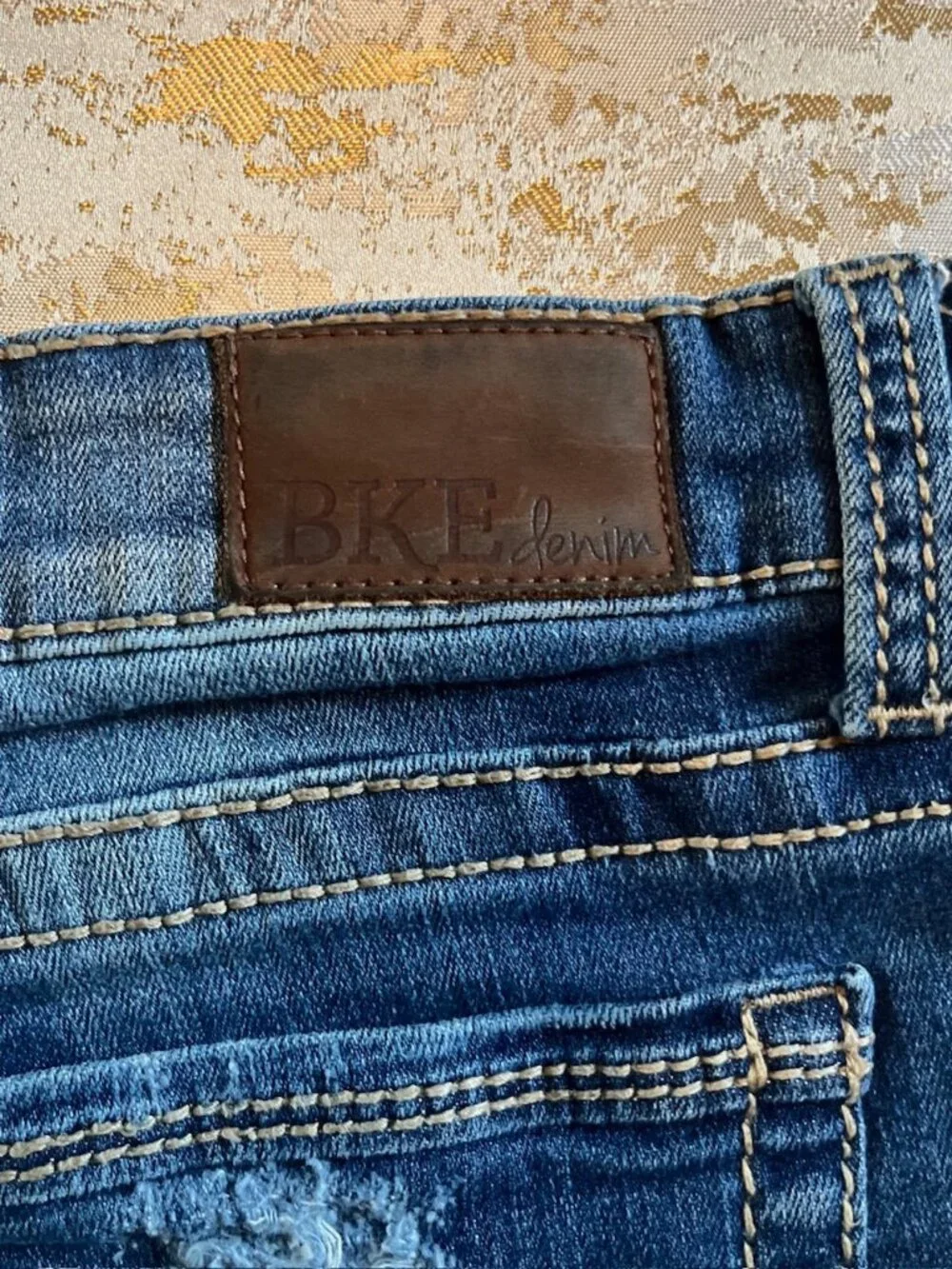 BKE Buckle Denim Jean Shorts Womens sz 28 Lot of 2 Payton Stella Blue Distressed